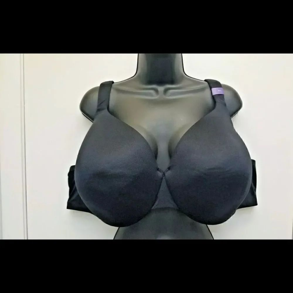 NWT Catherines Intimate black smooth underwire bras size 54C